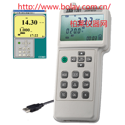 泰仕TES-1381K電導(dǎo)度、酸堿度、氧化