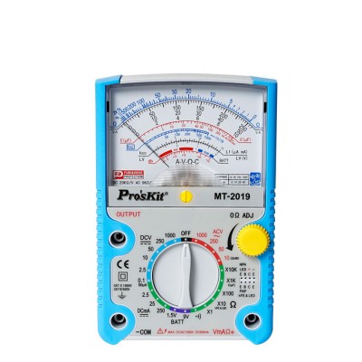寶工 MT-2019  針型防誤測三用電表
